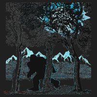 Bigfoot In The Forest Hiding Under The Moon Women's Sweatshirt thumb 2