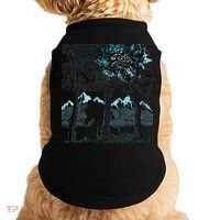 Bigfoot In The Forest Hiding Under The Moon Doggie Tank thumb 0