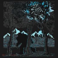 Bigfoot In The Forest Hiding Under The Moon Doggie Tank thumb 4