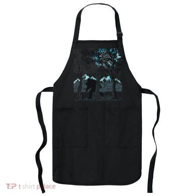 Bigfoot In The Forest Hiding Under The Moon Apron