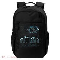 Bigfoot In The Forest Hiding Under The Moon Backpack thumb 0