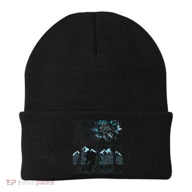 Bigfoot In The Forest Hiding Under The Moon Beanie