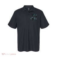 Bigfoot In The Forest Hiding Under The Moon Polo thumb 0