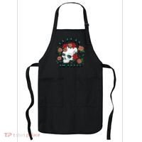Beauty Is Timeless Skull Floral Apron thumb 0