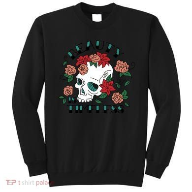 Beauty Is Timeless Skull Floral Sweatshirt
