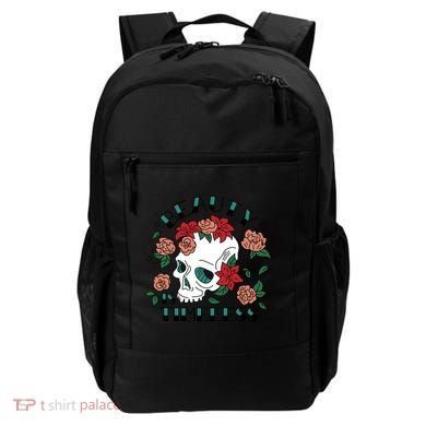 Beauty Is Timeless Skull Floral Backpack