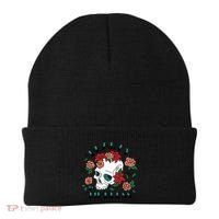 Beauty Is Timeless Skull Floral Beanie thumb 0