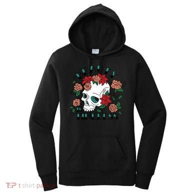 Beauty Is Timeless Skull Floral Women's Hoodie