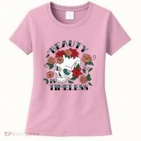 Beauty Is Timeless Skull Floral Women's T-Shirt thumb 0