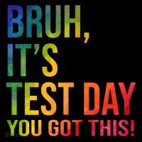 Bruh It's Test Day You Got This Testing Day Teacher Mousepad thumb 1