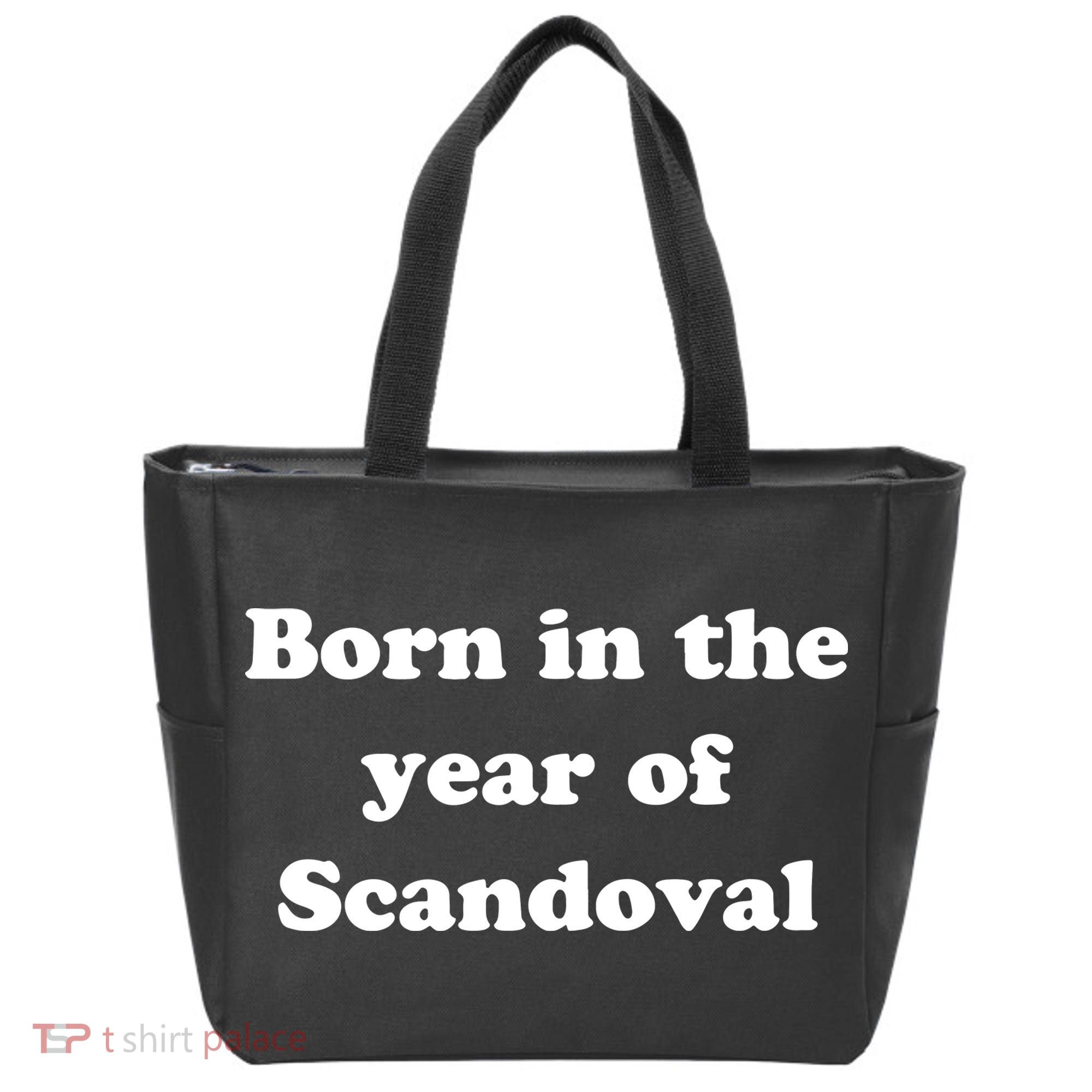 Born In The Year Of Scandoval Baby Tote Bag
