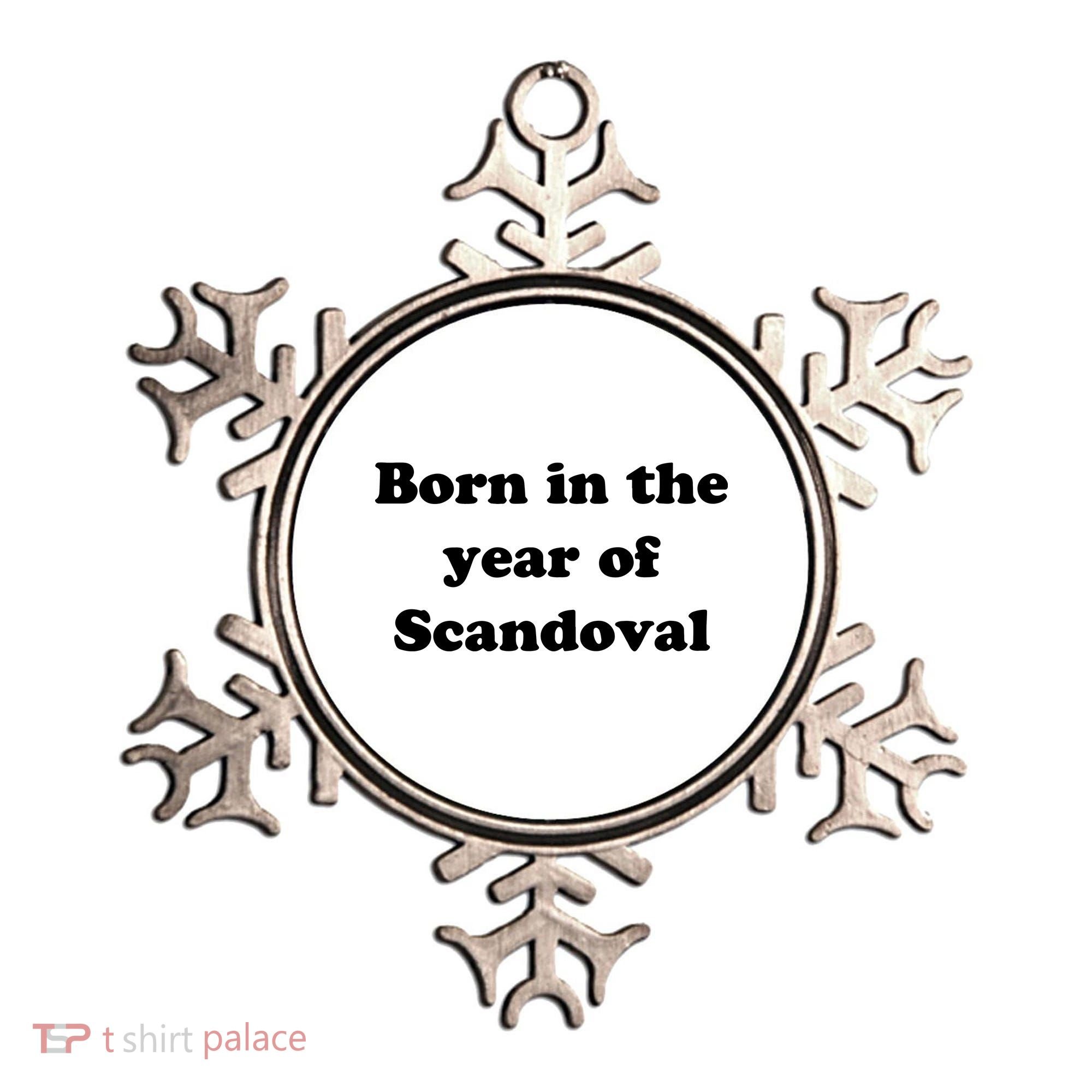 Born In The Year Of Scandoval Baby Ornament
