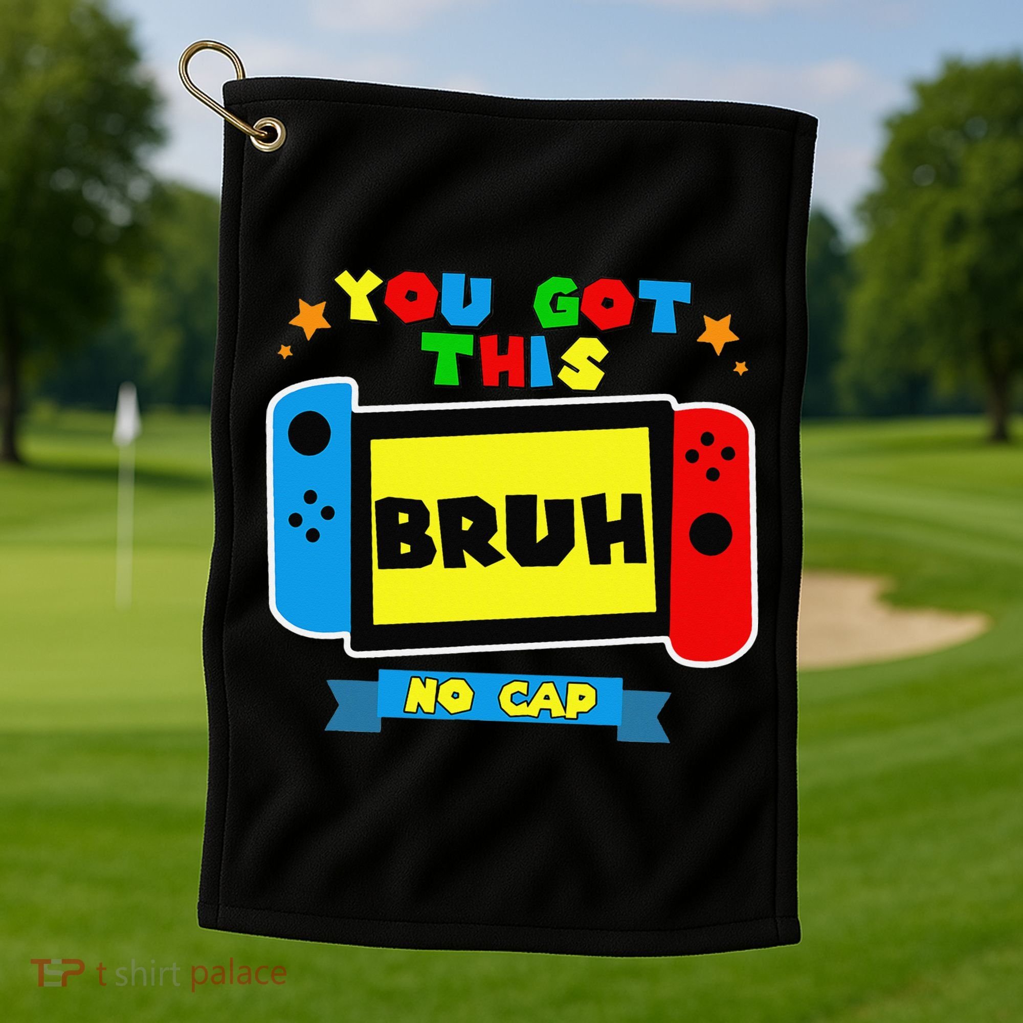 Bruh ItS Test Day You Got This Test Day For Teacher Student Golf Towel