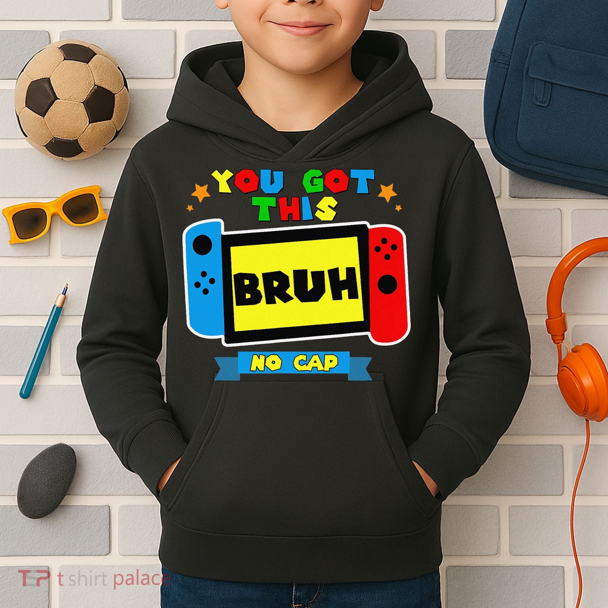 Bruh ItS Test Day You Got This Test Day For Teacher Student Kids Hoodie