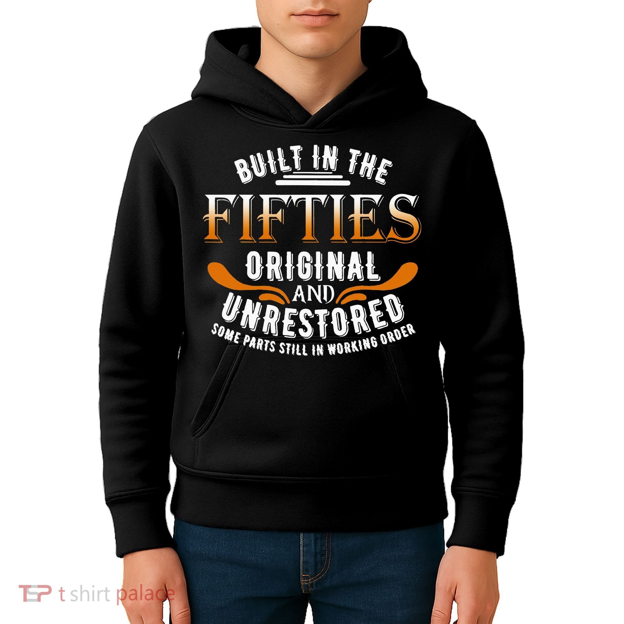 Built In The Fifties Original Unrestored Some Parts Still In Kids Hoodie