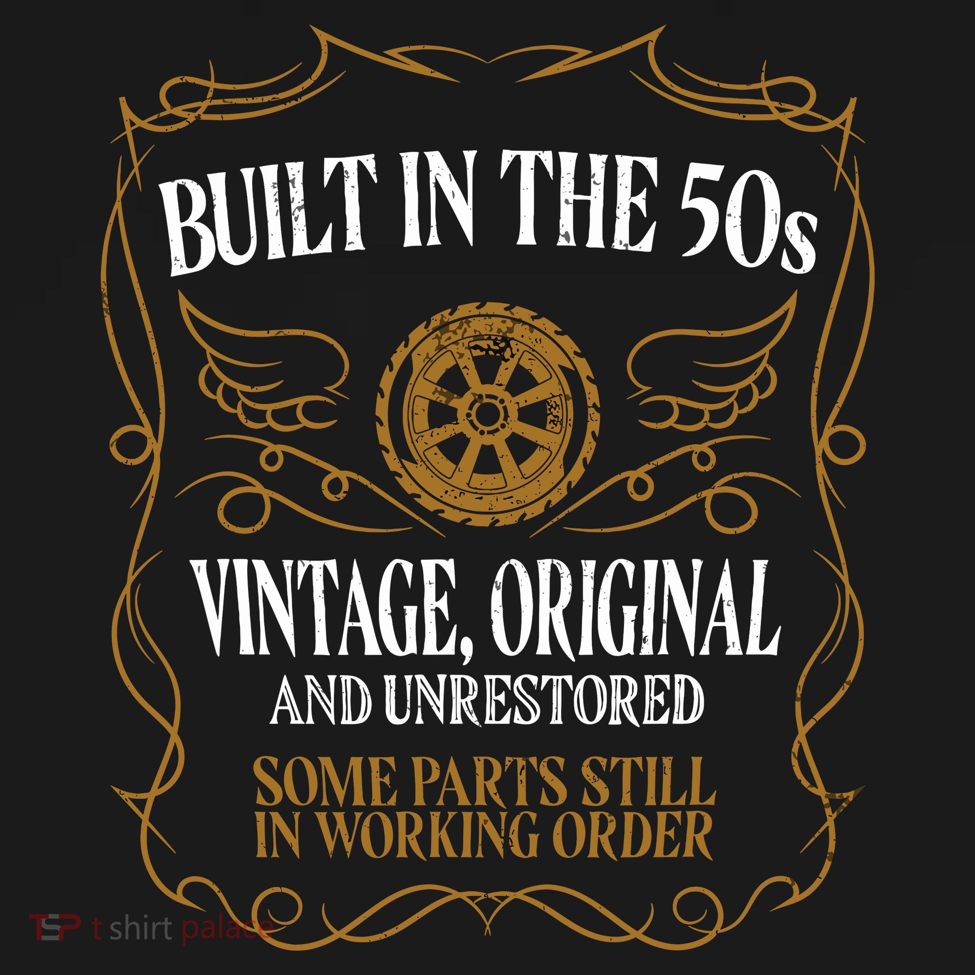 Built In The Fifties 50s Original Unrestored 70th Birthday Women's Tank Top