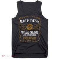 Built In The Fifties 50s Original Unrestored 70th Birthday Tank Top thumb 0