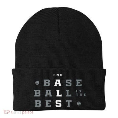 Baseball Is The Best End Als Beanie