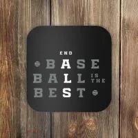 Baseball Is The Best End Als Coaster thumb 0