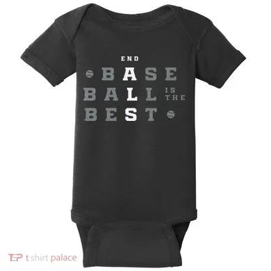 Baseball Is The Best End Als Baby Bodysuit