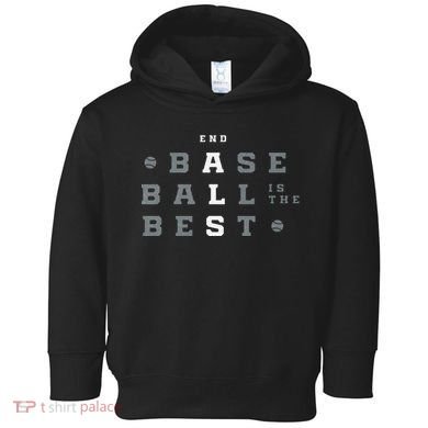 Baseball Is The Best End Als Toddler Hoodie
