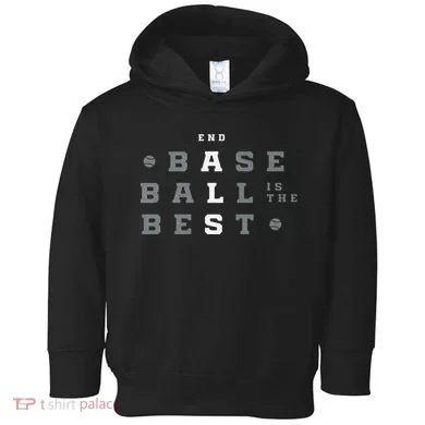 Baseball Is The Best End Als Toddler Hoodie