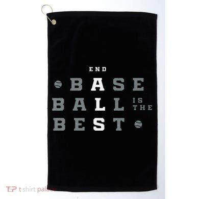 Baseball Is The Best End Als Golf Towel