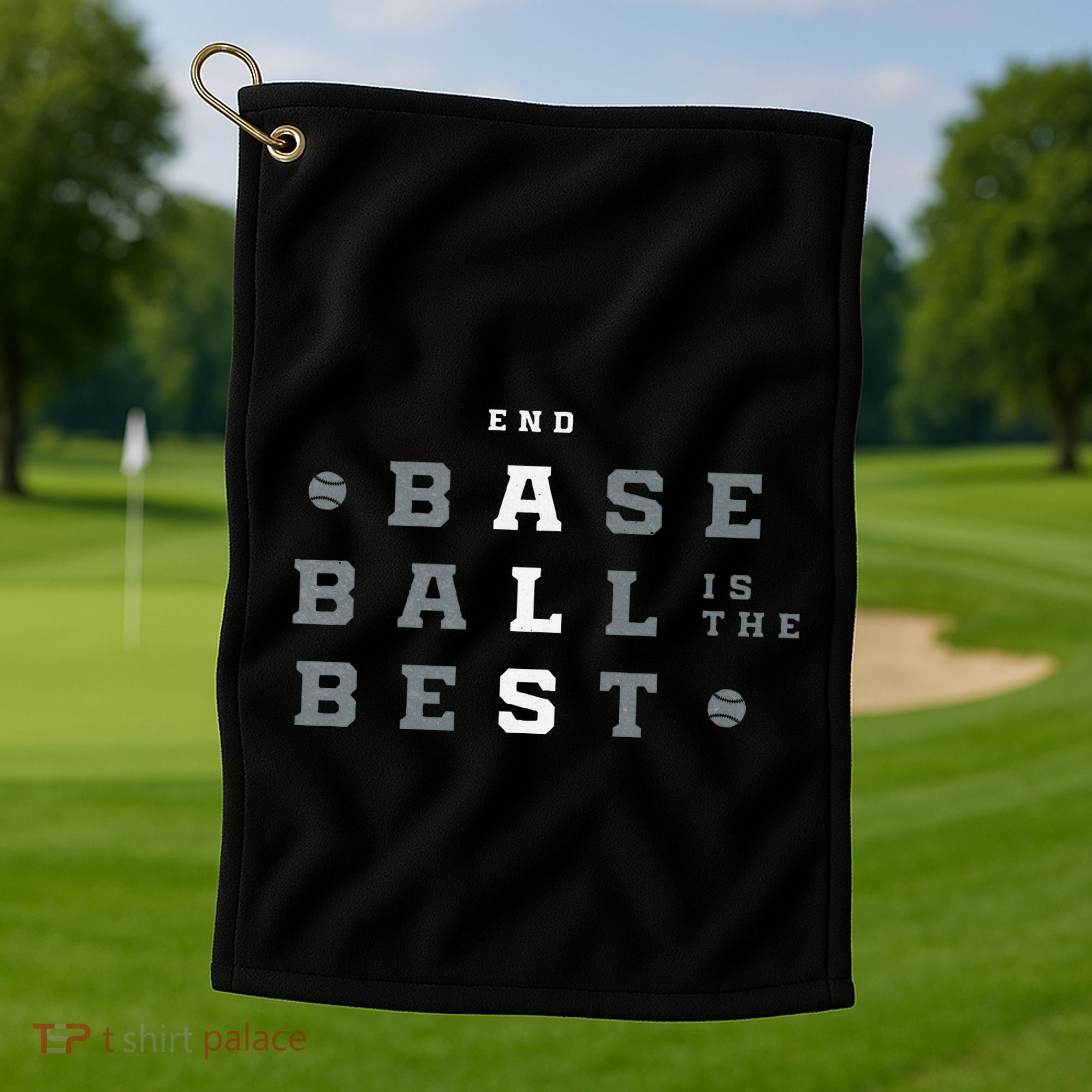 Baseball Is The Best End Als Golf Towel
