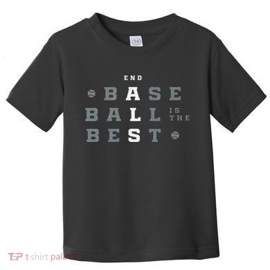 Baseball Is The Best End Als Toddler T-Shirt