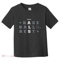Baseball Is The Best End Als Toddler T-Shirt thumb 0