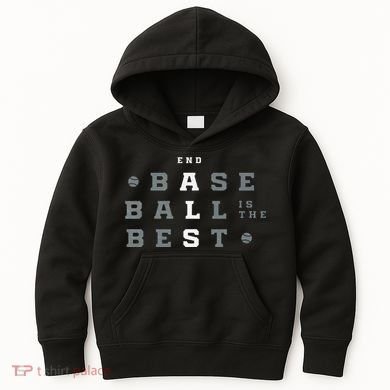Baseball Is The Best End Als Kids Hoodie