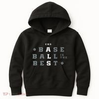 Baseball Is The Best End Als Kids Hoodie thumb 0