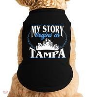 Born In Tampa Doggie Tank thumb 0