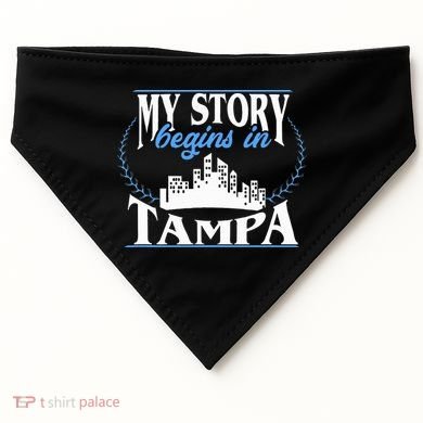 Born In Tampa USA-Made Doggie Bandana
