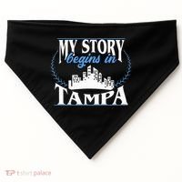 Born In Tampa USA-Made Doggie Bandana thumb 0