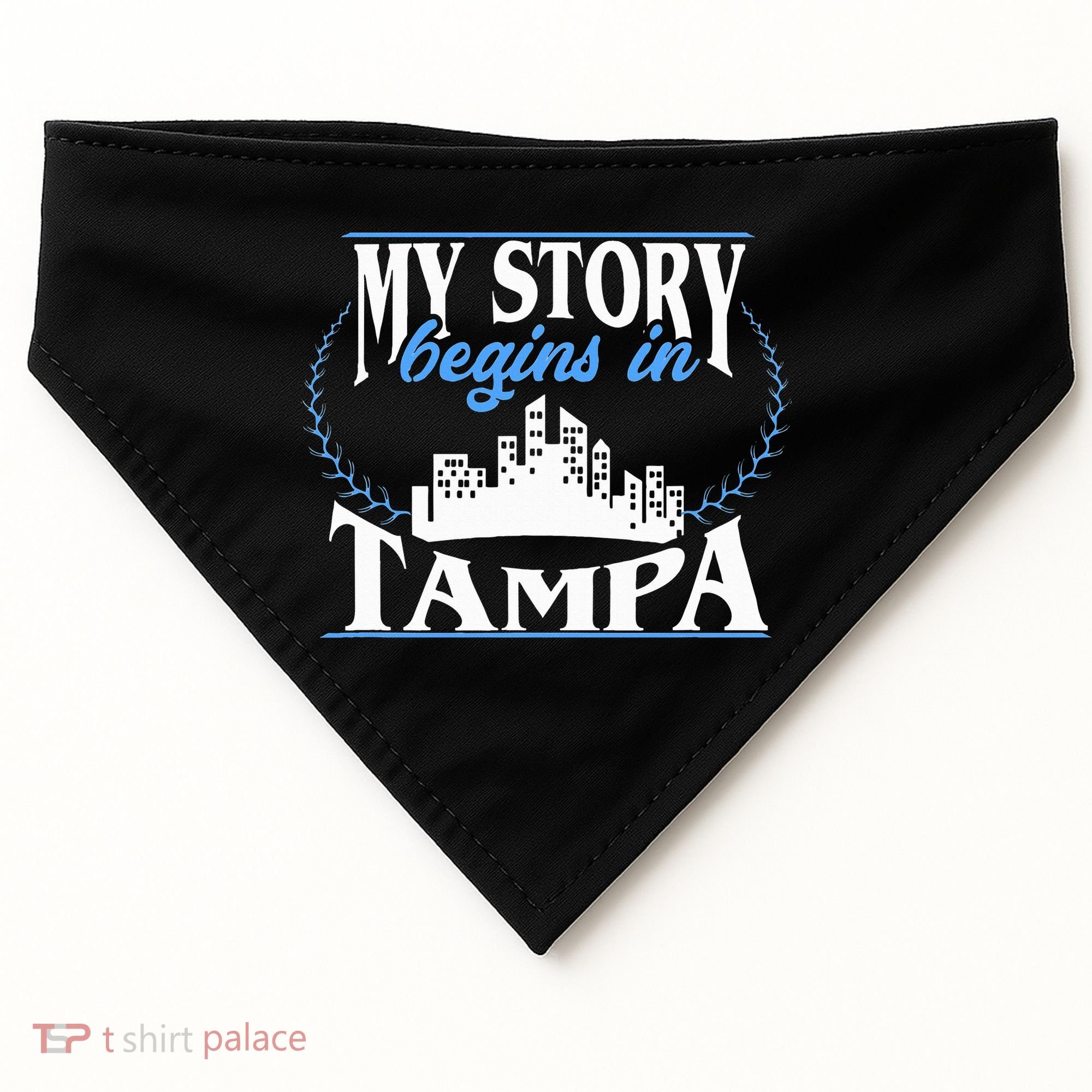 Born In Tampa USA-Made Doggie Bandana