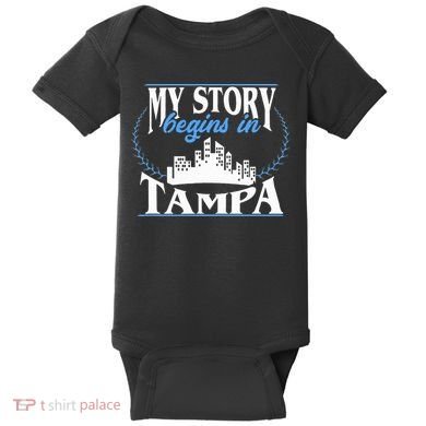 Born In Tampa Baby Bodysuit