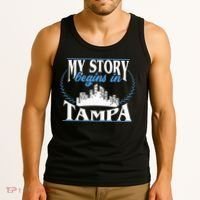 Born In Tampa Tank Top thumb 3