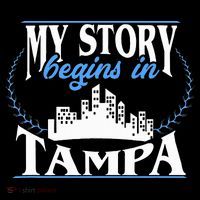 Born In Tampa Tank Top thumb 6