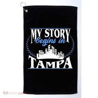 Born In Tampa Golf Towel