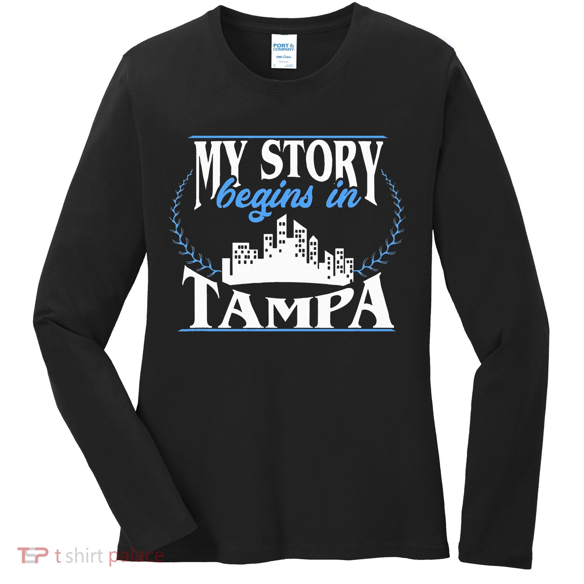 Born In Tampa Women's Long Sleeve Shirt