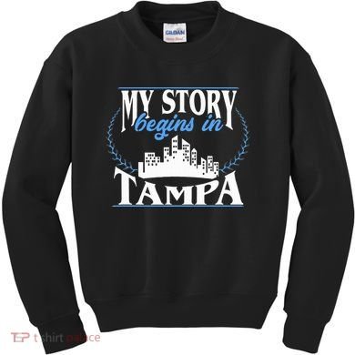 Born In Tampa Kids Sweatshirt