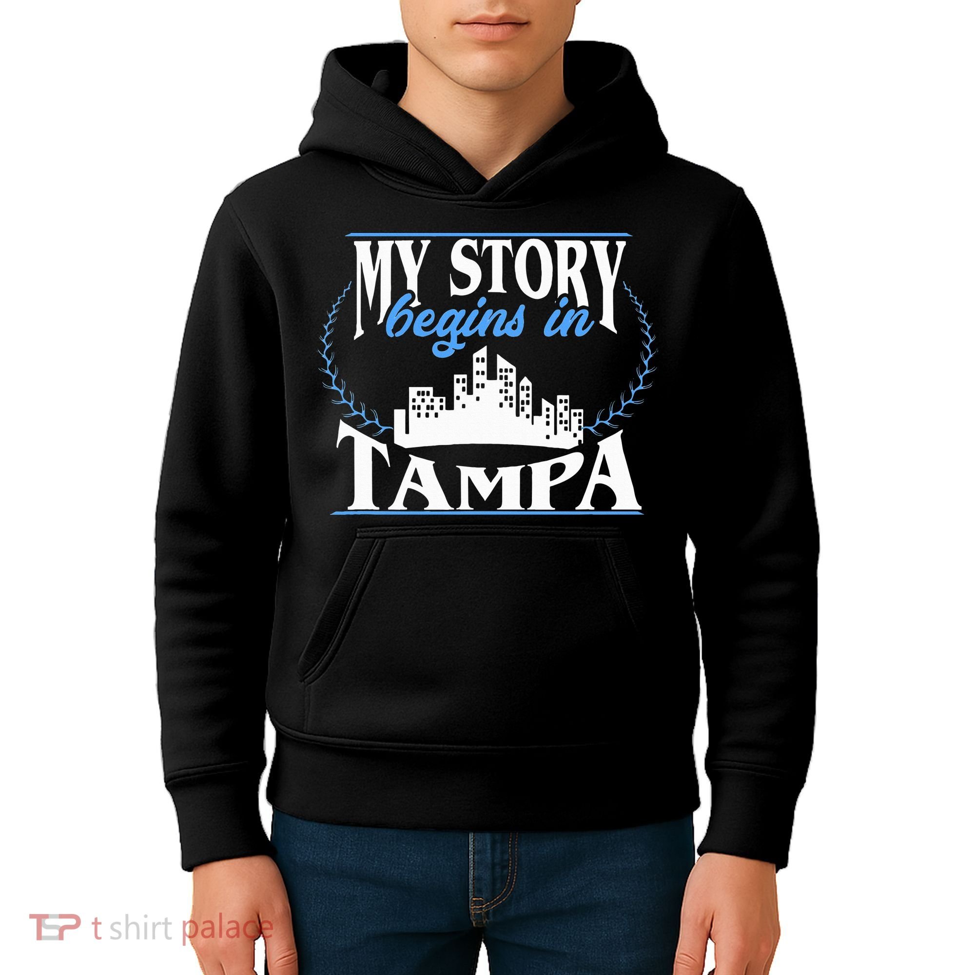 Born In Tampa Kids Hoodie