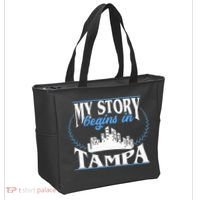 Born In Tampa Tote Bag thumb 2