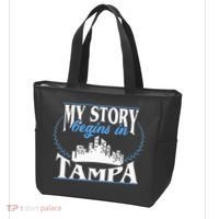 Born In Tampa Tote Bag thumb 3