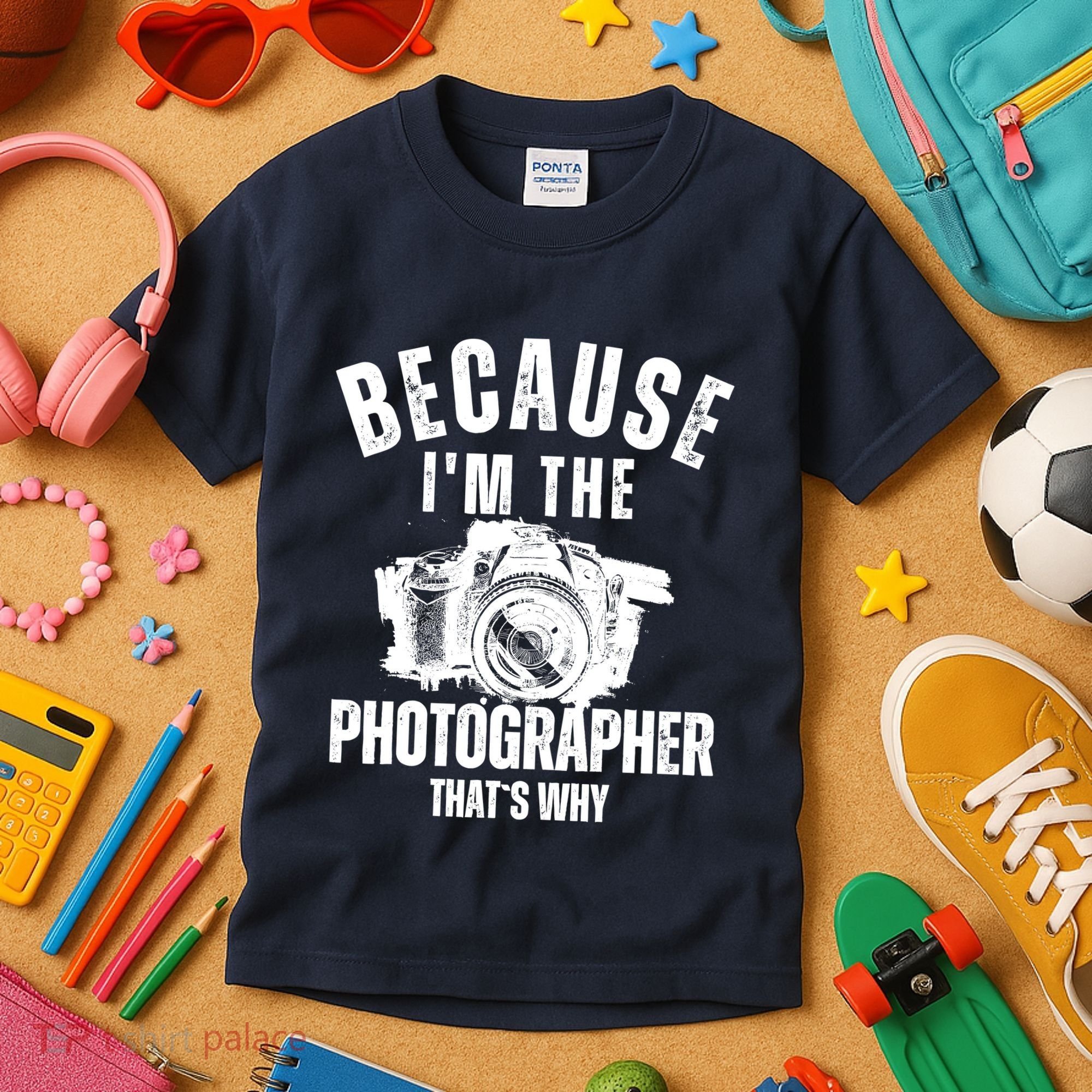 Because IM The Photographer ThatS Why Photography Funny Kids T-Shirt