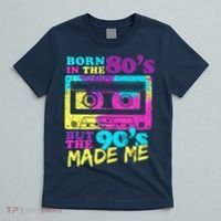 Born In The 80s But 90s Made Me Vintage Cassette T-Shirt thumb 5