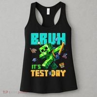 Bruh Its Test Day You Got This Pixel Video Game Women's Tank Top thumb 3