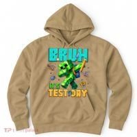 Bruh Its Test Day You Got This Pixel Video Game Hoodie thumb 0