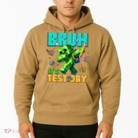 Bruh Its Test Day You Got This Pixel Video Game Hoodie thumb 2